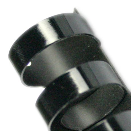 12mm Black Plastic Combs 21 Ring (Box 100) - Click Image to Close