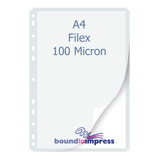 Filex Laminating Pouches - Gloss - 100 Mic Premium (Pkt 100) - Click Image to Close