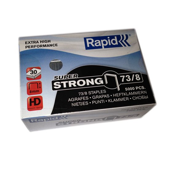 Rapid Super Strong Staples 73/8 (Pkt 5000) - Click Image to Close