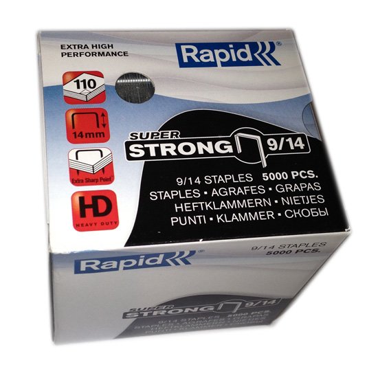 Rapid Super Strong Staples 9/14 (Pkt 5000) - Click Image to Close