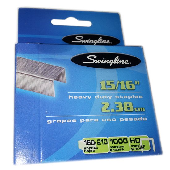 Swingline HD Staples SF13 15/16 23.9mm (Pkt 1000) - Click Image to Close