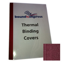 10mm Maroon Thermal Binding Covers (Pkt 80)