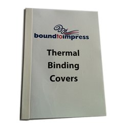1.5mm Thermal Binding Covers White Gloss (Pkt 100)