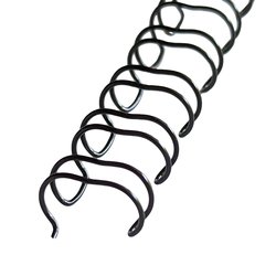 10mm - 21 Loop BLACK Wire Binding Combs (Pkt 100)
