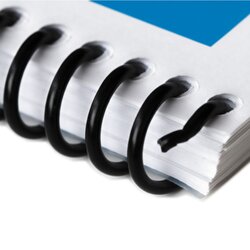 10mm A4 Lengths Plastic Spiral 6mm Pitch (Box 100)