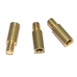 10mm Brass Chicago Screw Extensions (Pkt 100)