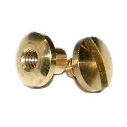 3.5mm Brass Chicago Screws (Pkt 100)
