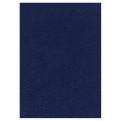 A5 Leathergrain Binding Covers 250gsm - Royal Blue (Pkt 100)