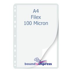 Filex Laminating Pouches - Gloss - 100 Mic Premium (Pkt 100)