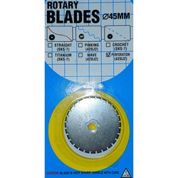 Handheld Rotary Trimmer Perforation Blade (45mm Diameter)