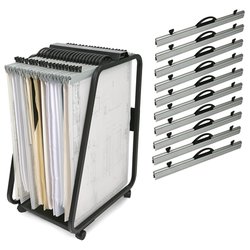 Hang-A-Plan General A1 Trolley Package with 10 Plan Clamps