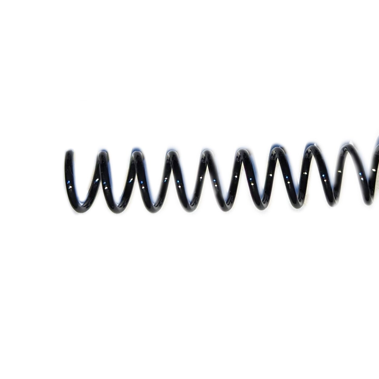 10mm A4 Budget Plastic Spiral 4:1 Pitch - BLACK (Box 100) - Click Image to Close