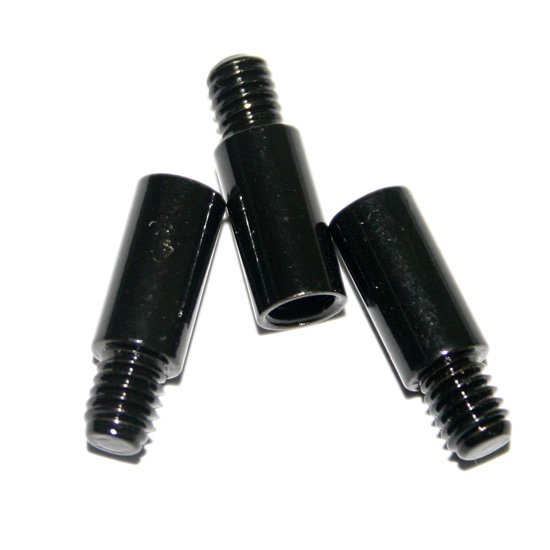 10mm Black Chicago Screw Extensions (Pkt 100) 30.03 Bound to Impress