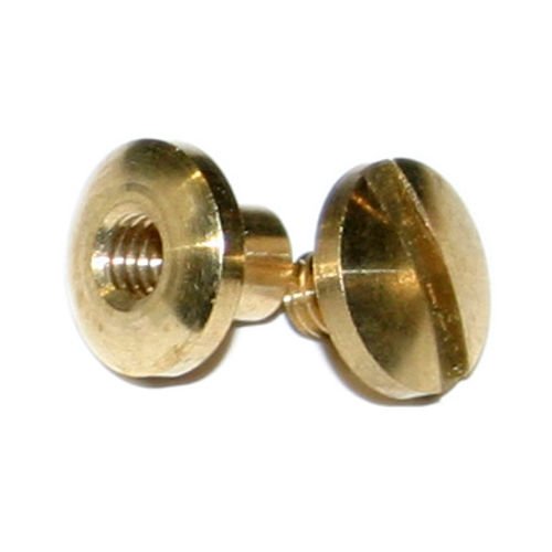 3.5mm Brass Chicago Screws (Pkt 100) - Click Image to Close