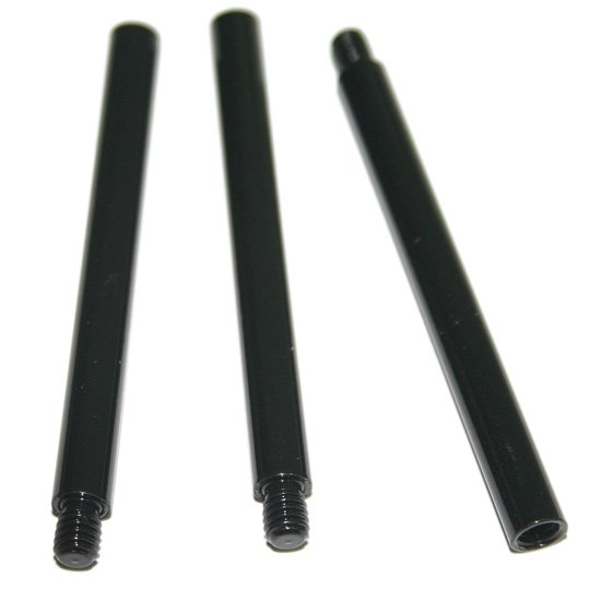 50mm Black Chicago Screw Extensions (Pkt 100) - Click Image to Close