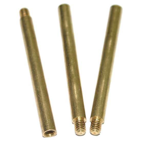 50mm Brass Chicago Screw Extensions (Pkt 100) - Click Image to Close