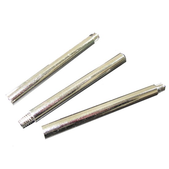 50mm Nickel Screw Extensions (Pkt 100) - Click Image to Close