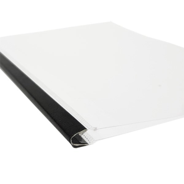 7mm Black Steel Premium Thermal Binding Covers (Pkt 25) - Click Image to Close