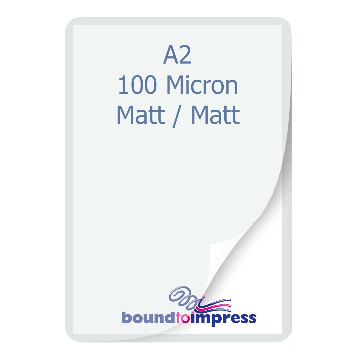 Binding Bazaar Matt A4 Laminating Pouches, Matt Finish, 150 Micron, 100 - View #2