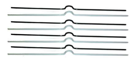 White Wire Calendar Hangers, Pack of 100
