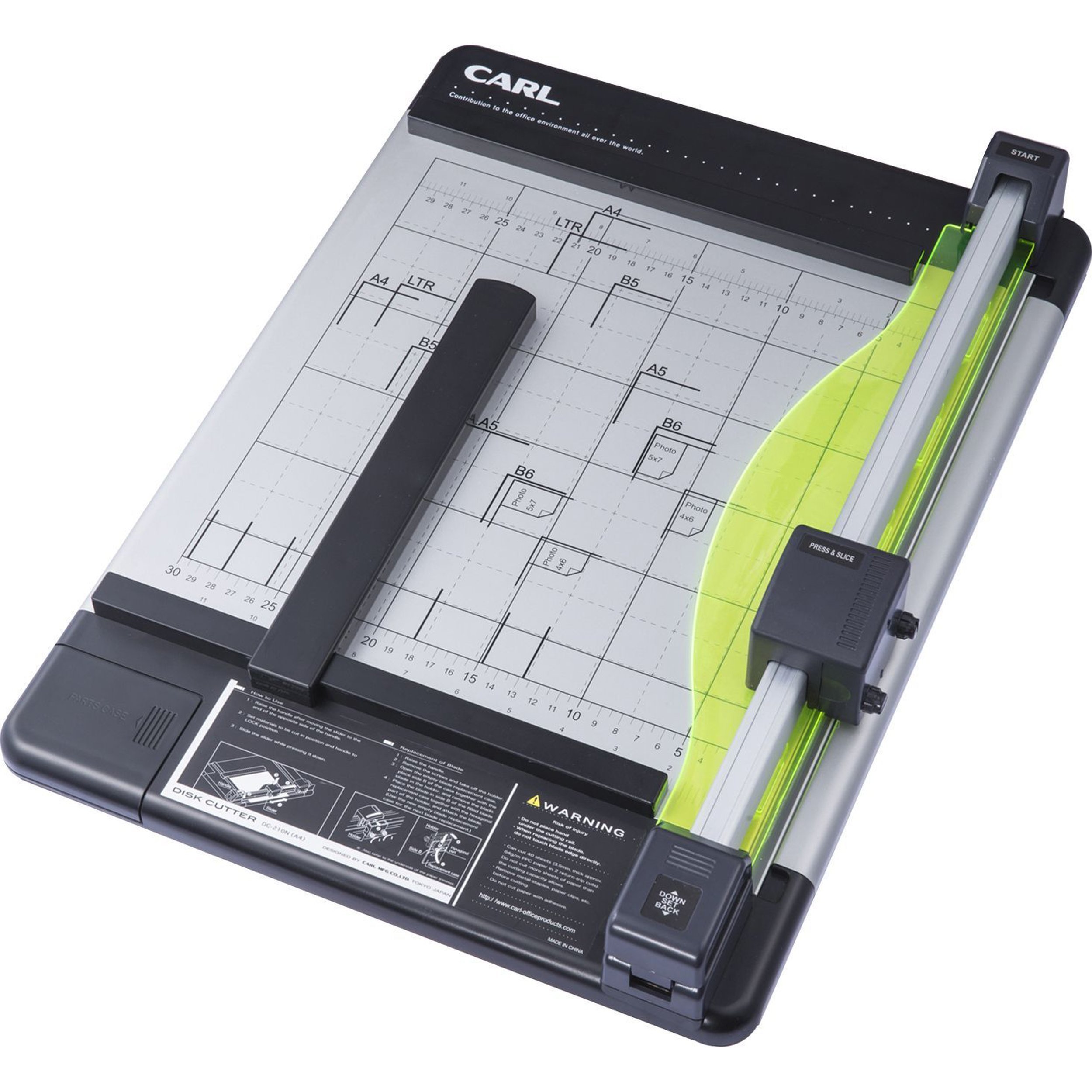 Carl DC210N Paper Trimmer A4 (32 Sheet) - Click Image to Close