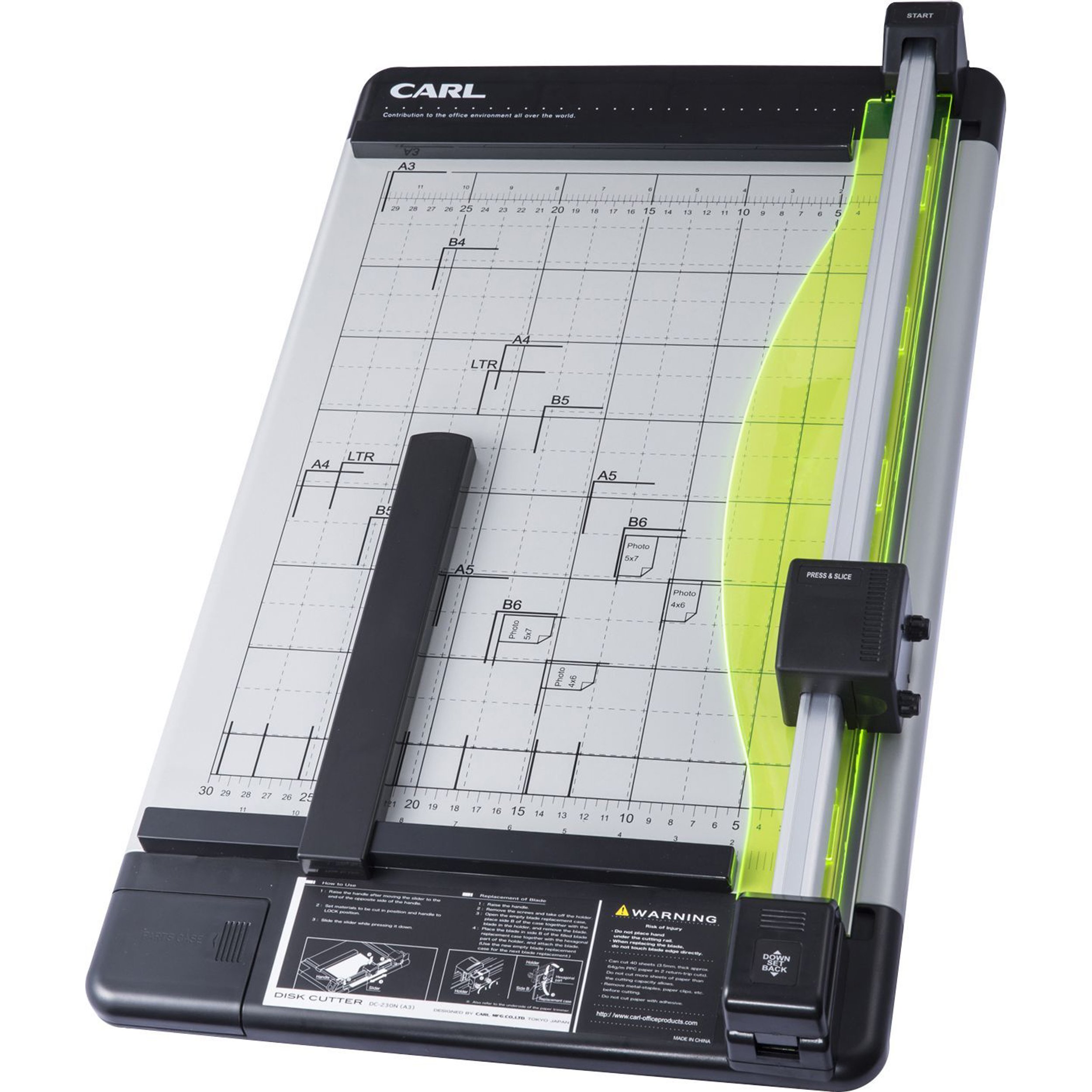 Carl DC230N Paper Trimmer A3 32 Sheet - Click Image to Close