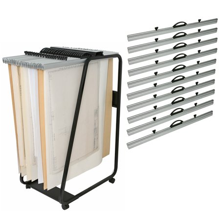 Hang-A-Plan General A0 Trolley Package with 10 Clamps - Click Image to Close