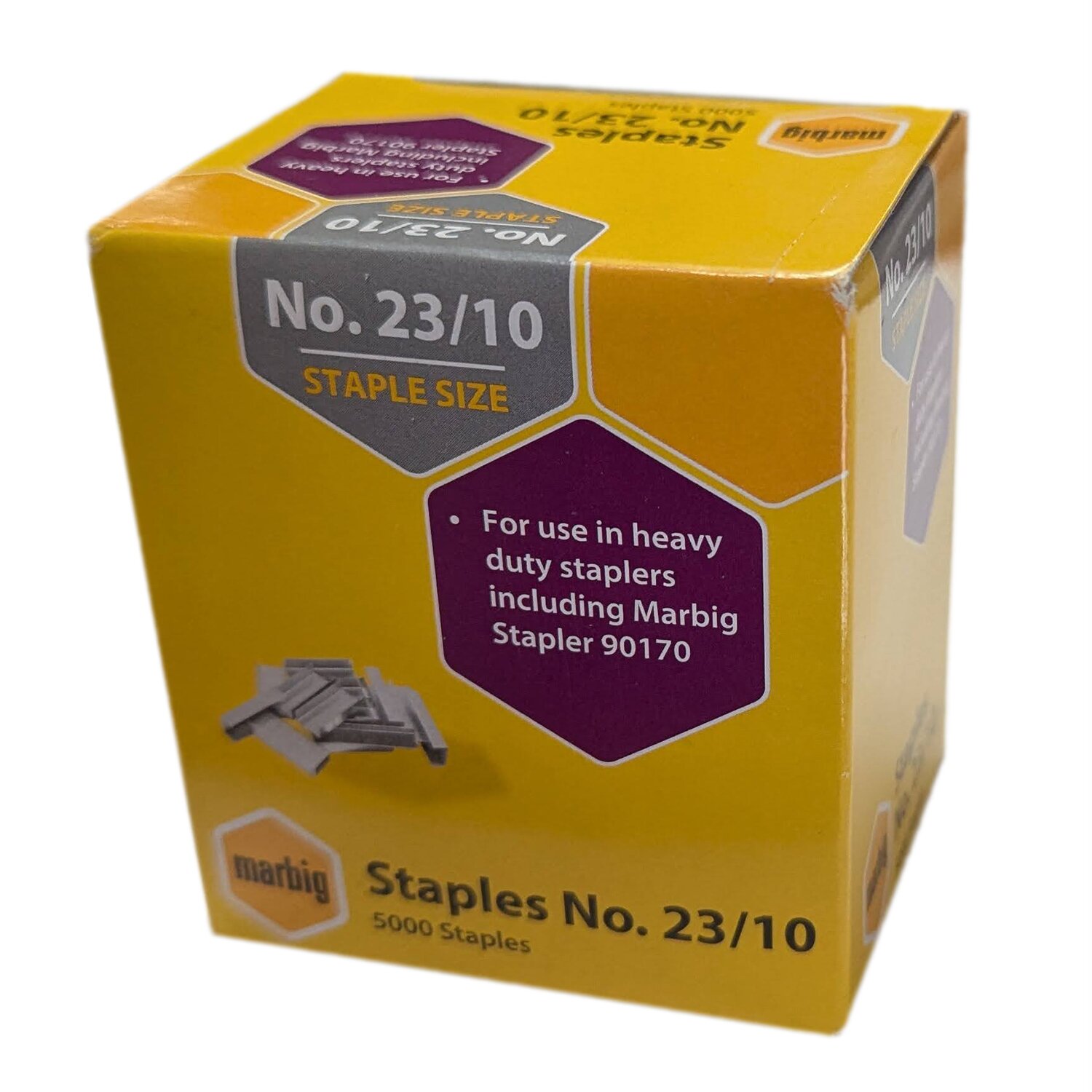 Marbig Staples No 23/10 Pack 5000 - Click Image to Close