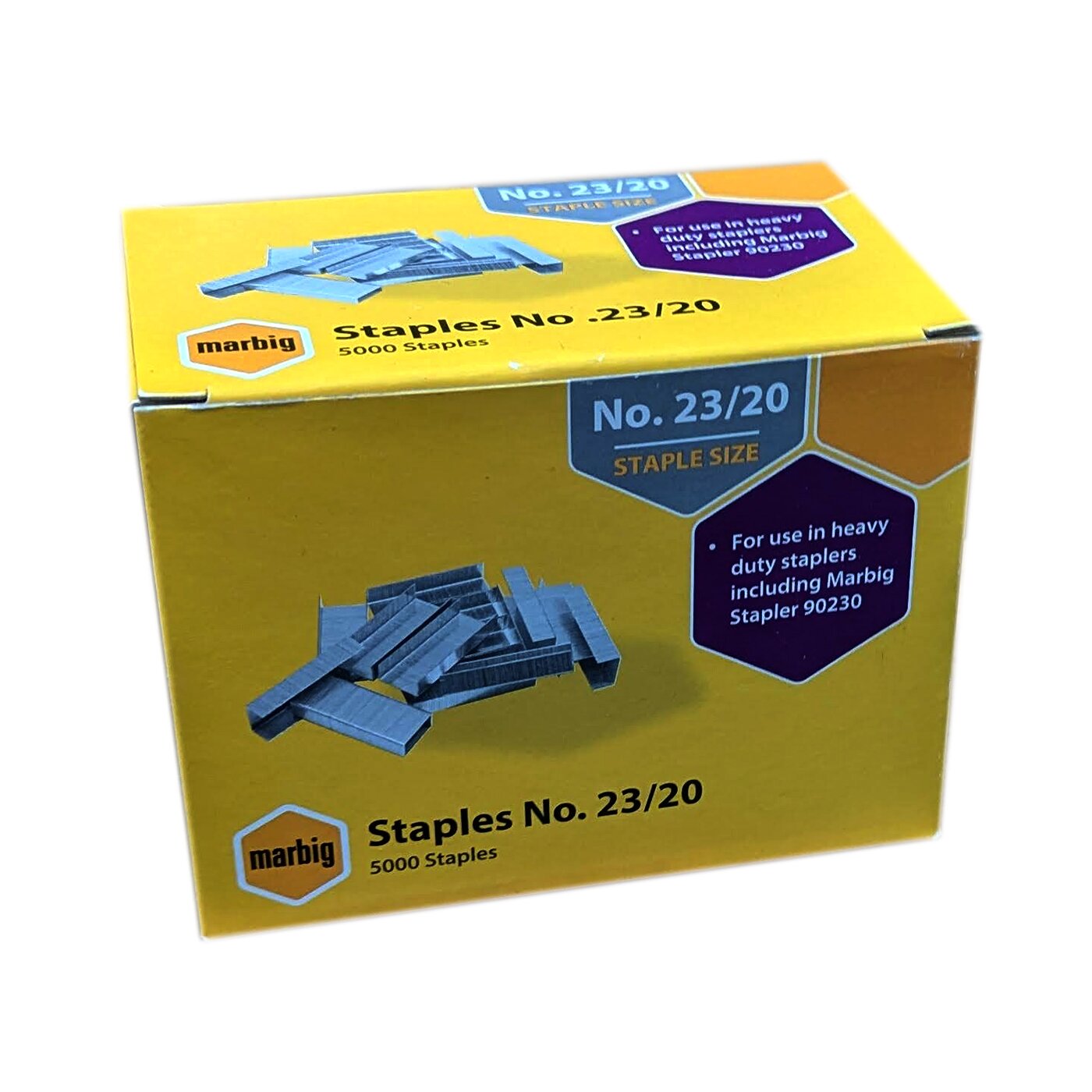 Marbig Staples No 23/20 Pack 5000 - Click Image to Close