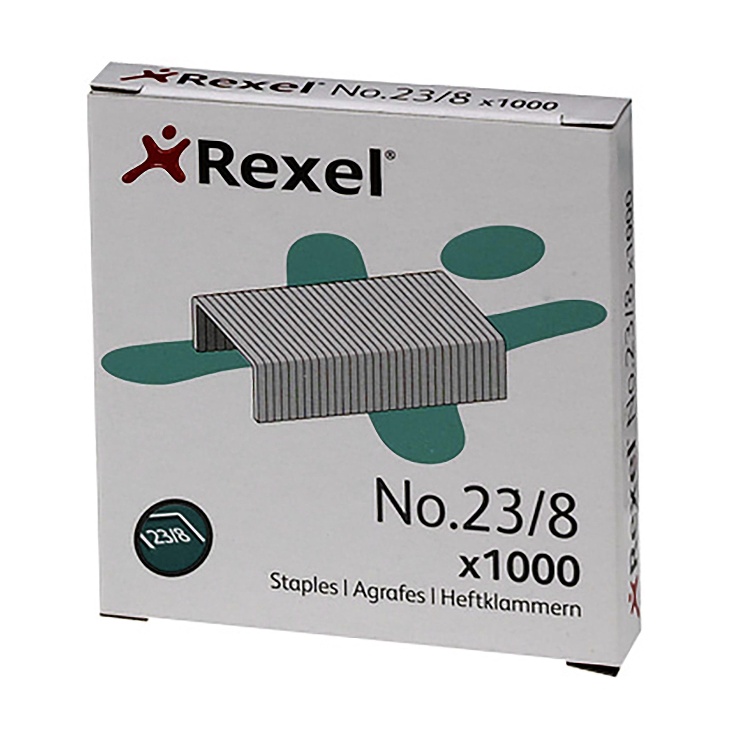 Rexel 23/8 Staples (Pack 1000) - Click Image to Close