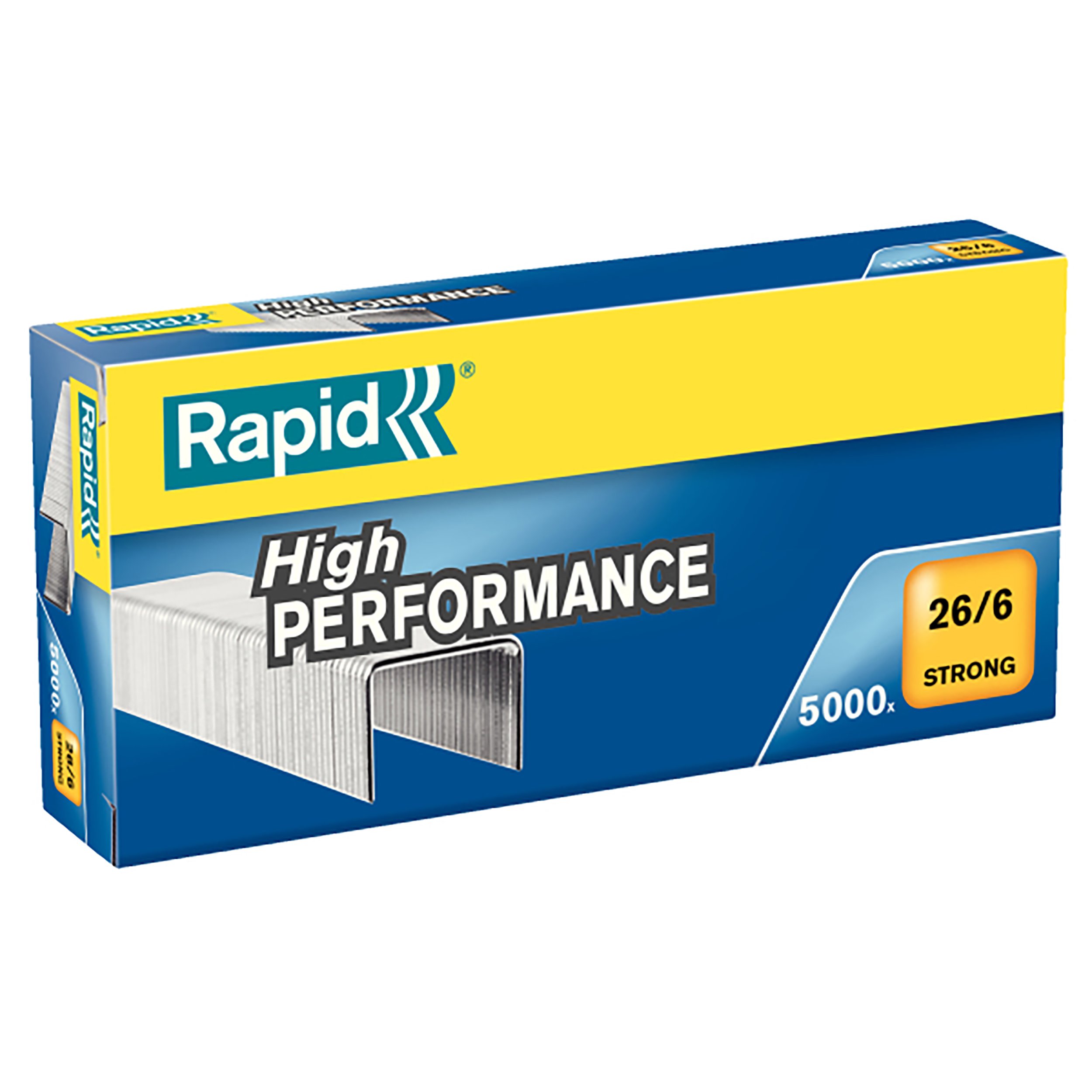 Rapid 26/6 6mm STRONG Staples (Box of 5000) - Click Image to Close
