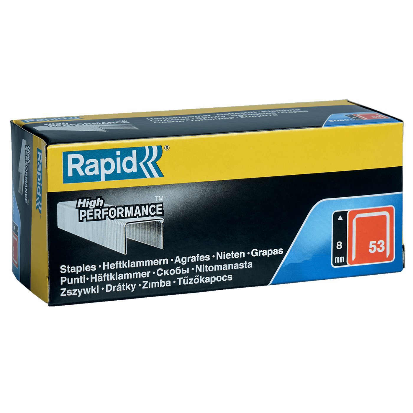 Rapid 53/8 Staples (Pkt 2500) - Click Image to Close