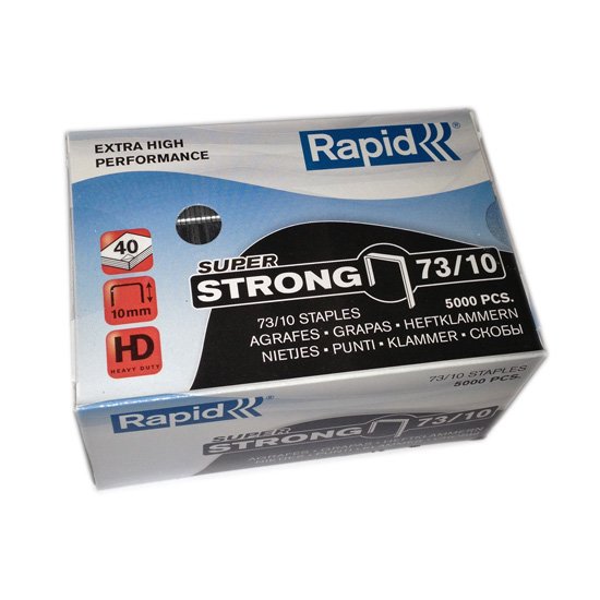 Rapid Super Strong Staples 73/10 (Pkt 5000) - Click Image to Close