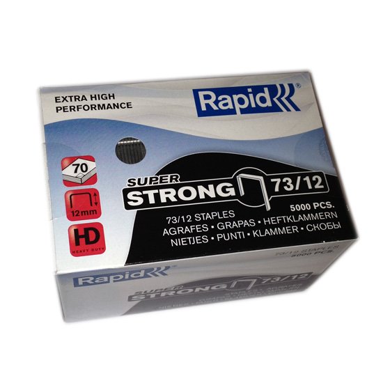 Rapid Super Strong Staples 73/12 (Pkt 5000) - Click Image to Close