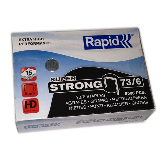 Rapid Super Strong Staples 73/6 (Pkt 5000) - Click Image to Close