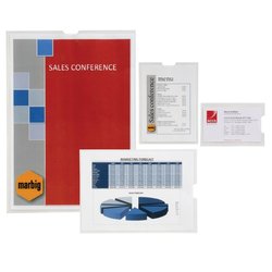 Marbig Sheet Holders Top Opening A4 (Pkt 100)
