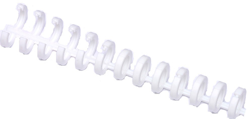 16mm ProClick Binding Combs WHITE (Pkt 100)