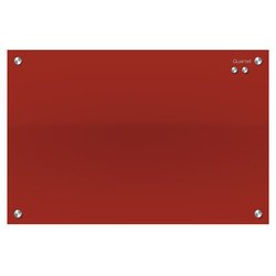 Quartet Infinity Glass Board 450X600 Red