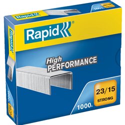 Rapid 23/15 Staples (Pkt 5000)