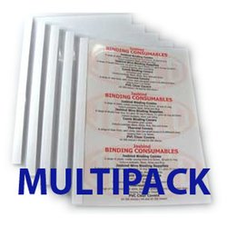 Thermal Binding Covers Multipack - White Gloss (Pkt 100)